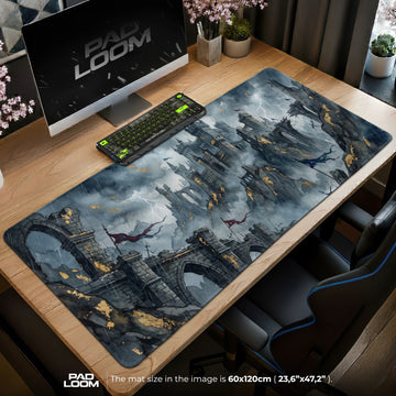 Stormhold Siege Mouse Pad - Elden Ring Desk Mat
