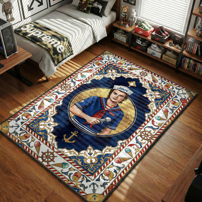 Stranger Things Steve Ahoy Scoops Rug – Fan Mat