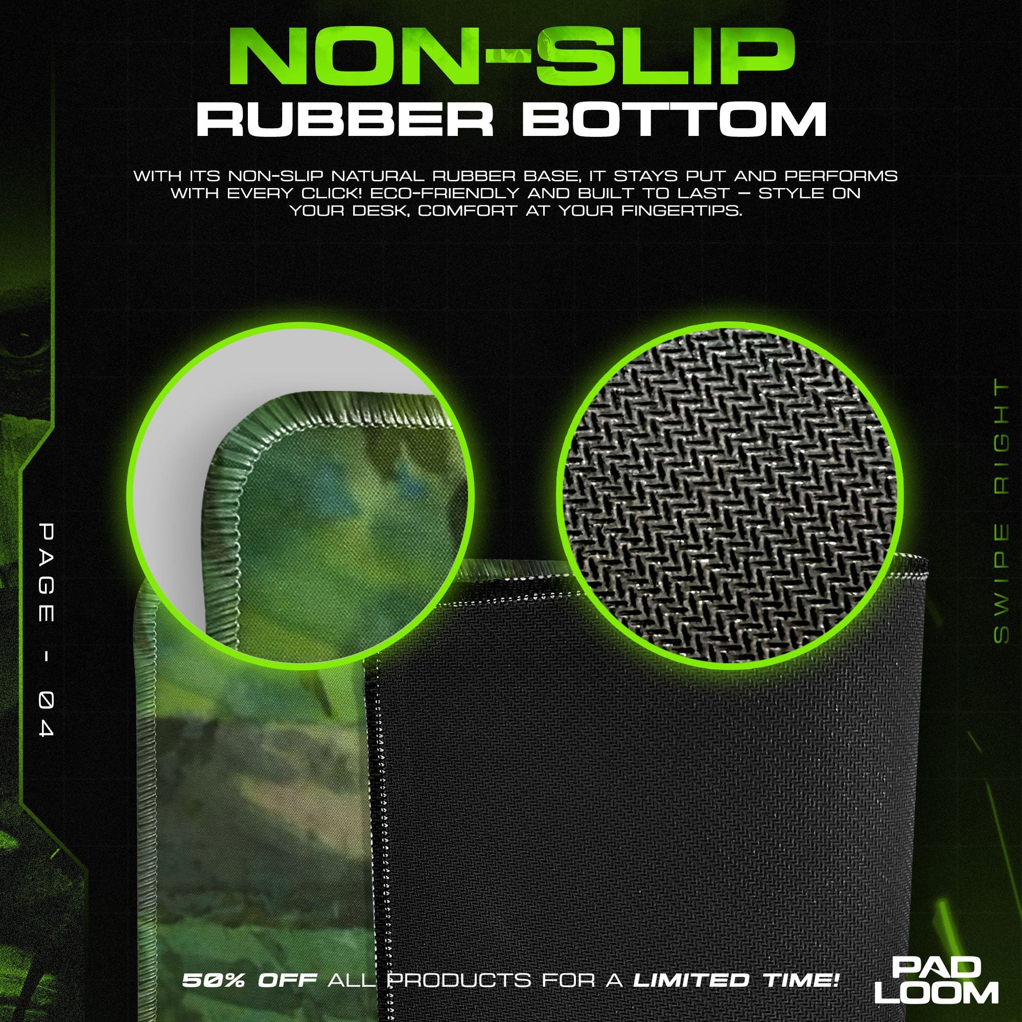 Studio Ghibli Mouse Pad - Forest Bridge Anime Desk Mat Padloom