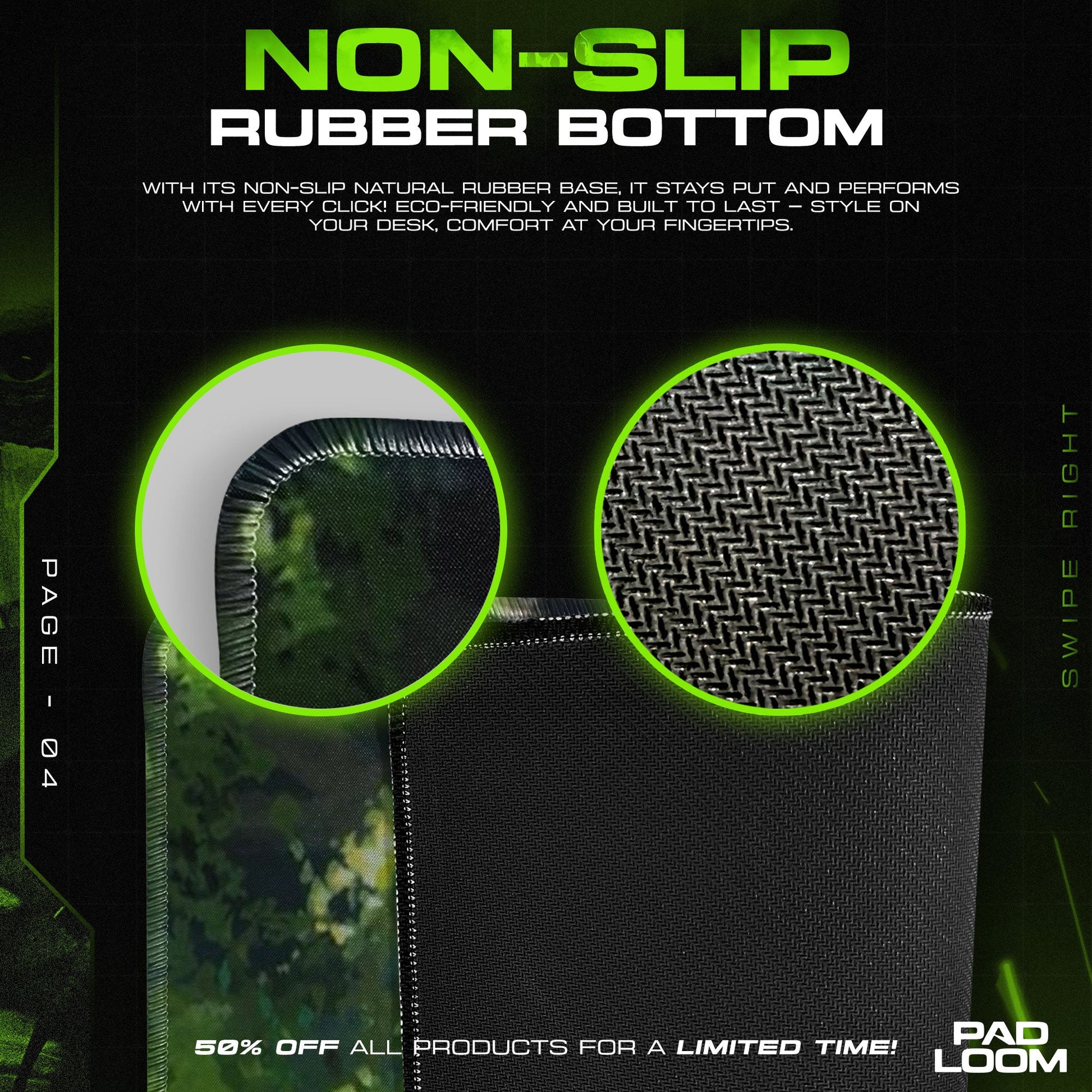 Studio Ghibli Mouse Pad - Garden Path Anime Desk Mat Padloom