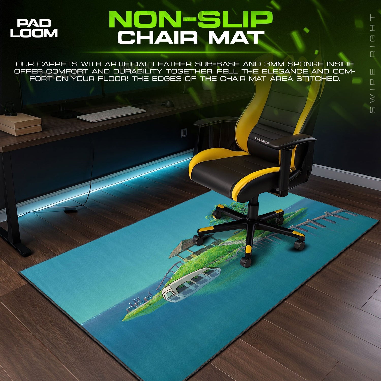 Studio Ghibli Mouse Pad - Ocean Retreat Anime Desk Mat Padloom