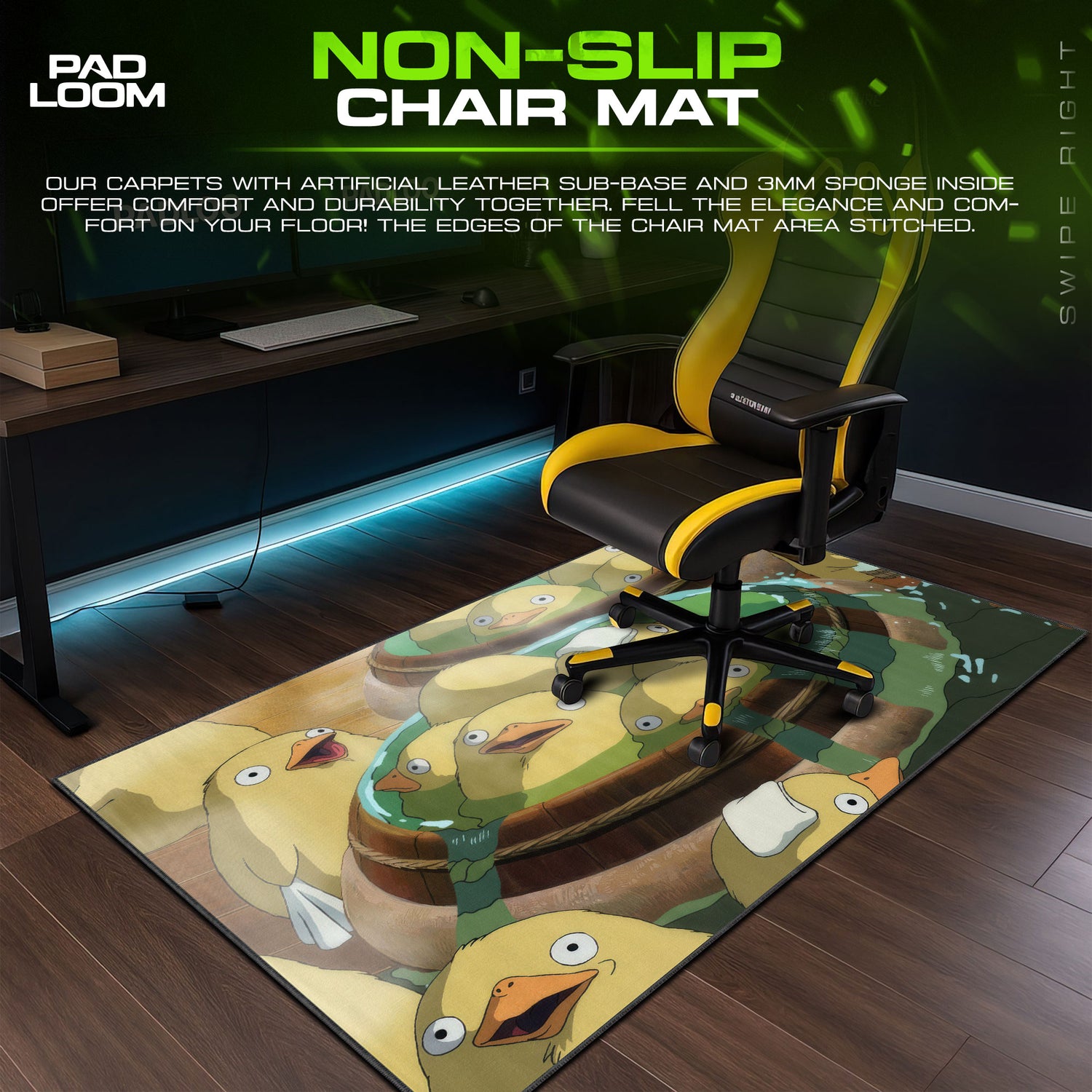 Studio desk mat showing full Anime artwork