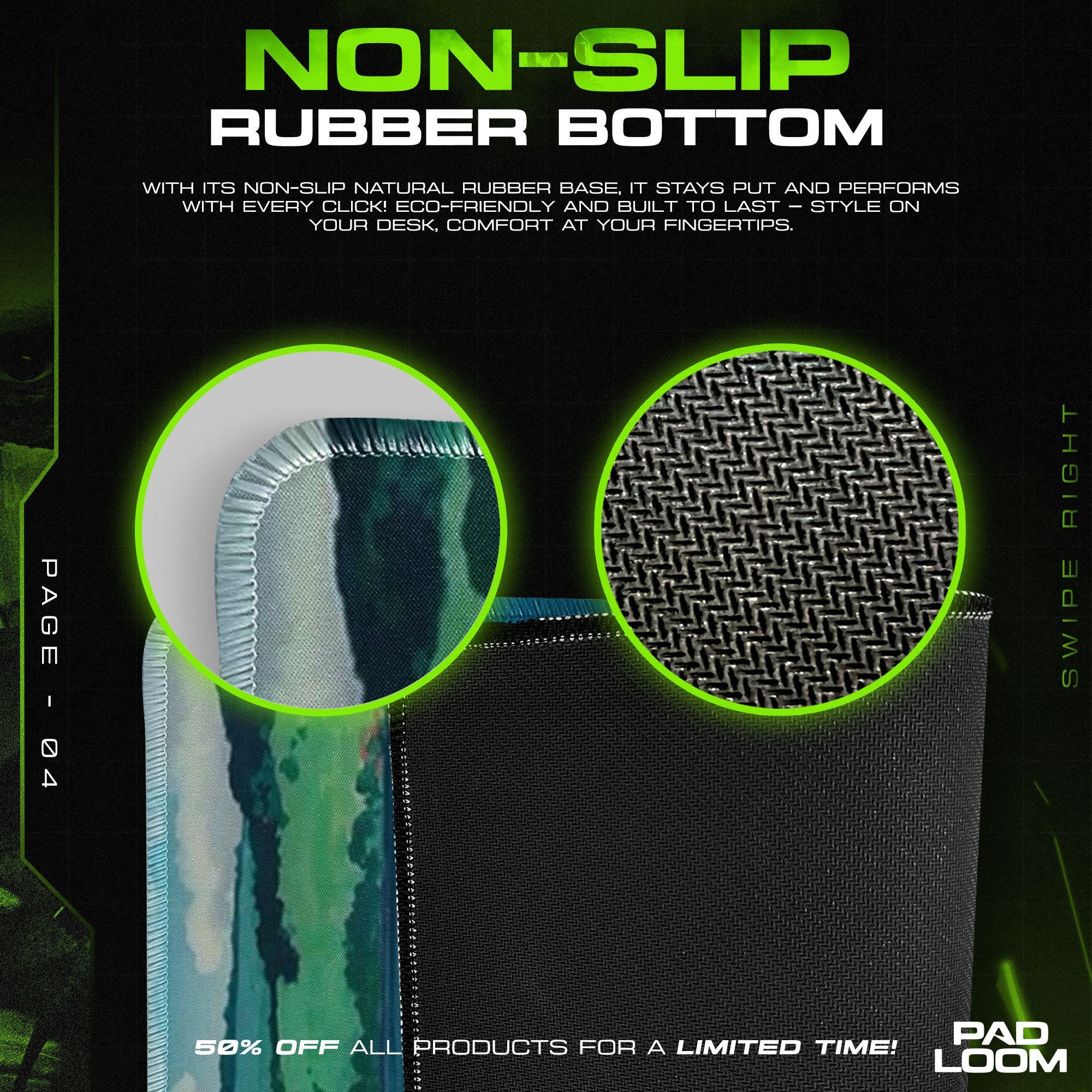 Studio Ghibli Mouse Pad - Seaside Village Anime Desk Mat Padloom