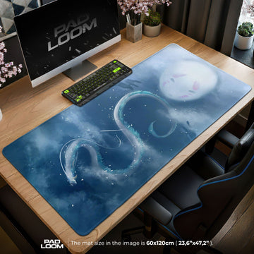 Studio Ghibli Mouse Pad - Spirit Dragon Anime Desk Mat Padloom