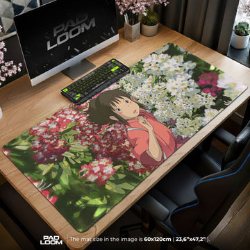 Studio Ghibli Mouse Pad - Spirited Garden Anime Desk Mat Padloom