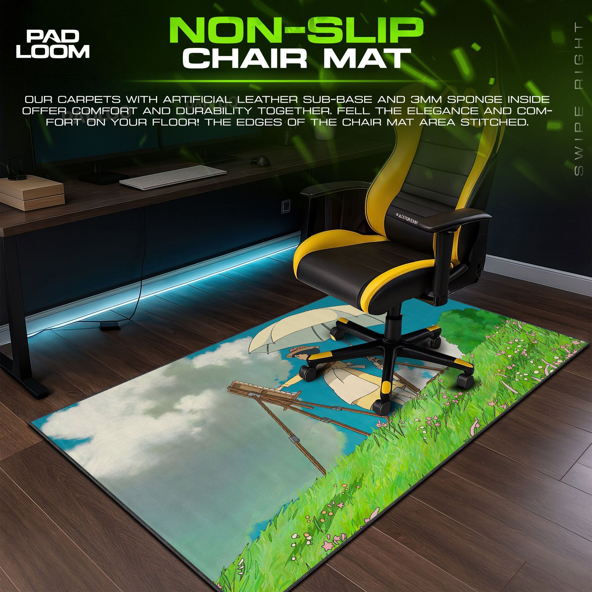 Studio Ghibli Mouse Pad - The Wind Rises Anime Desk Mat Padloom
