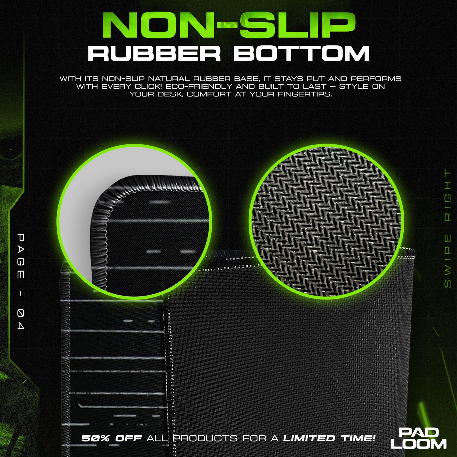 Studio Ghibli Mouse Pad - Totoro Rain Scene Anime Desk Mat Padloom