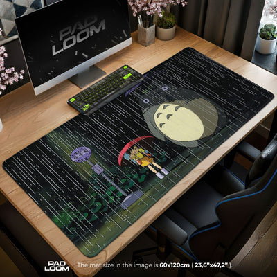 Studio Ghibli Mouse Pad - Totoro Rain Scene Anime Desk Mat