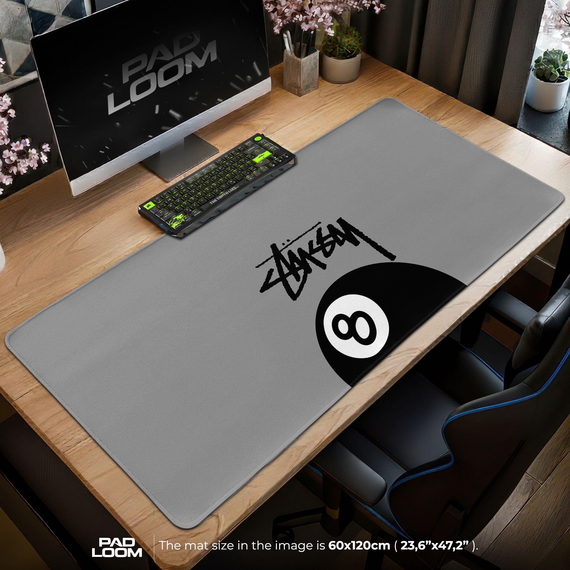 Pokémon Gengar &amp; Haunter Night Sky Mauspad, Gamer Schreibtischmatte