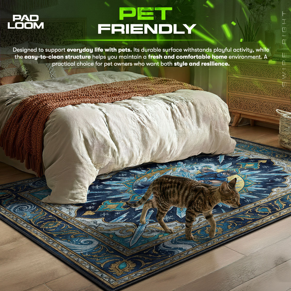 Sub-Zero Eisbild Teppich - Mortal Kombat Stuhlunterlage