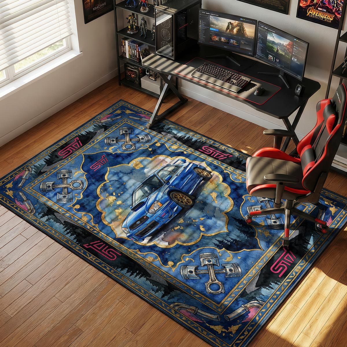 Subaru WRX STI JDM Floor rug — main product view