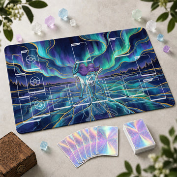 Suicune Aurora Playmat - Pokemon TCG Mat