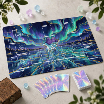 Suicune Aurora Playmat - Pokemon TCG Mat