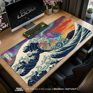 Suicune Aurora Wave Mouse Pad - Pokémon Desk Mat
