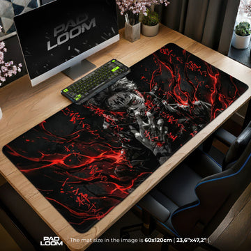Sukuna Crimson Vow Mouse Pad - Jujutsu Kaisen Mat