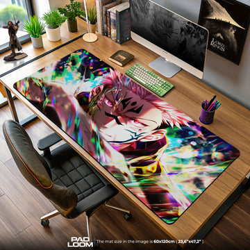 Sukuna Cursed Aura Mouse Pad, Jujutsu Anime Gaming Desk Mat