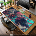 Sukuna Demonic Grin Mouse Pad, Jujutsu Kaisen Gaming Desk Mat Padloom
