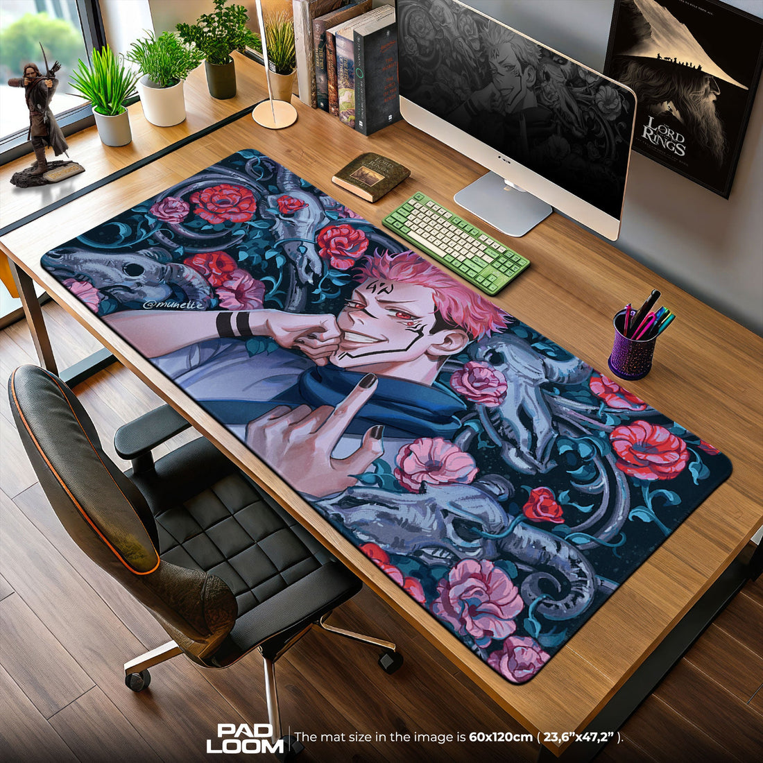 Sukuna Mouse Pad - King of Curses Anime Desk Mat Padloom