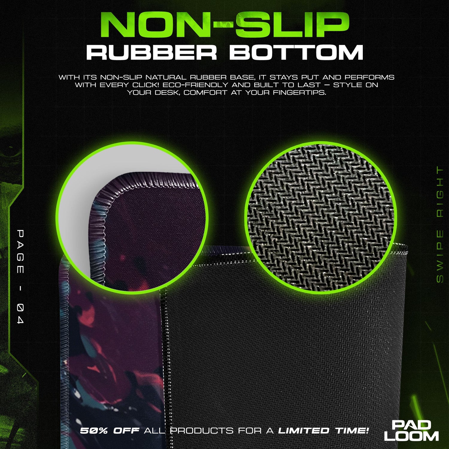 Sukuna Shadow Form Mouse Pad, Jujutsu Kaisen Gaming Desk Mat Padloom