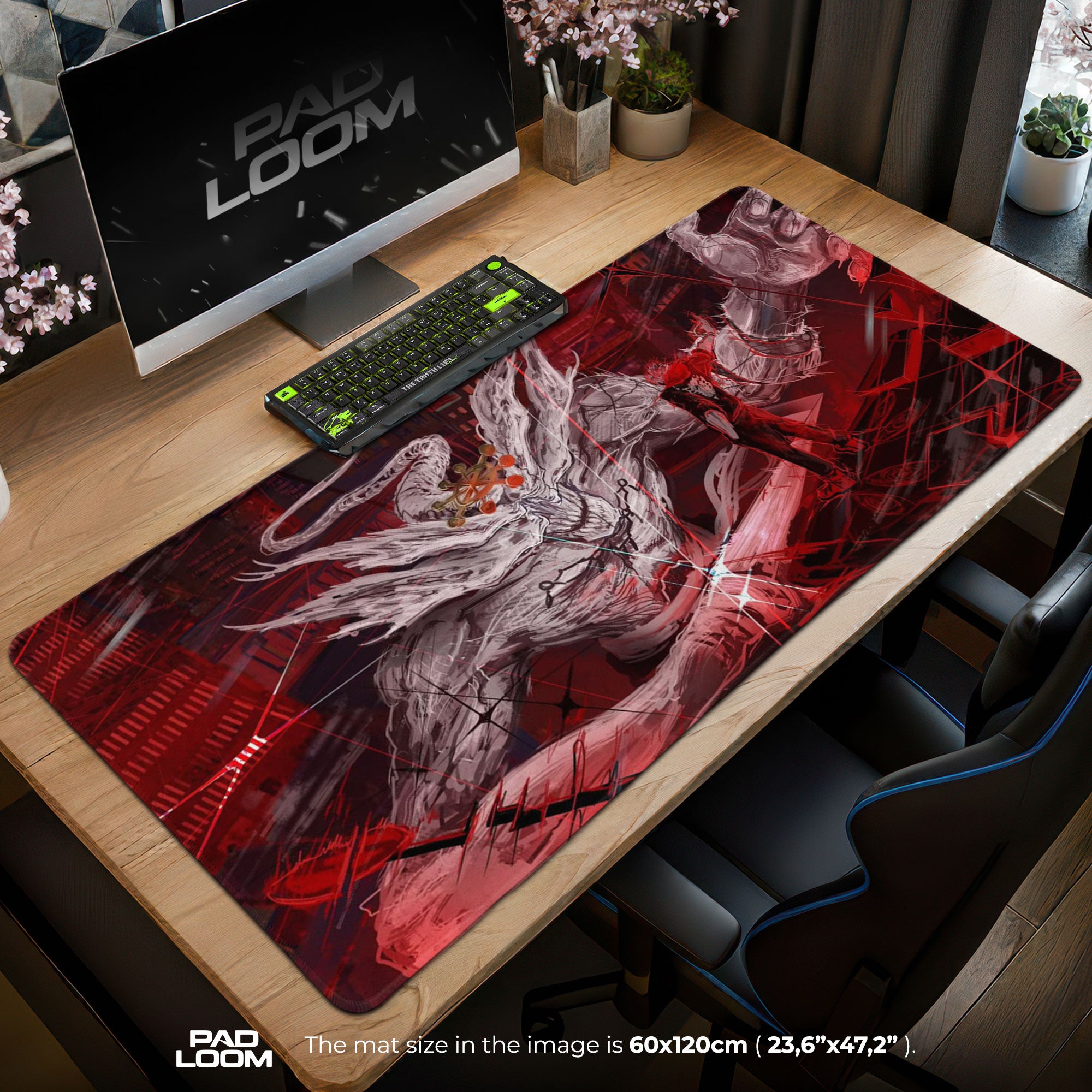 Sukuna’s Wrath Mouse Pad - Cursed King Anime Desk Mat