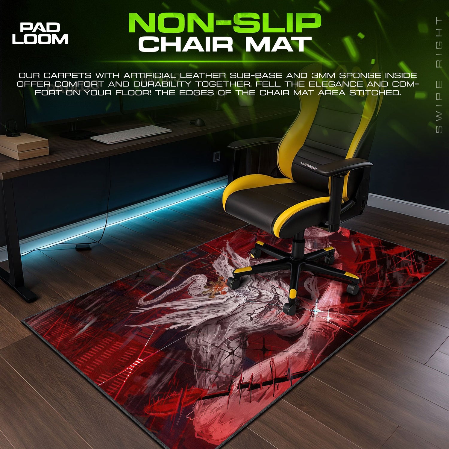 Sukuna’s Wrath Mouse Pad - Cursed King Anime Desk Mat Padloom