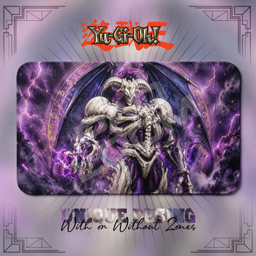 Summoned Skull Fiend Playmat – Yugioh TCG duel mat, 24 x 14 in