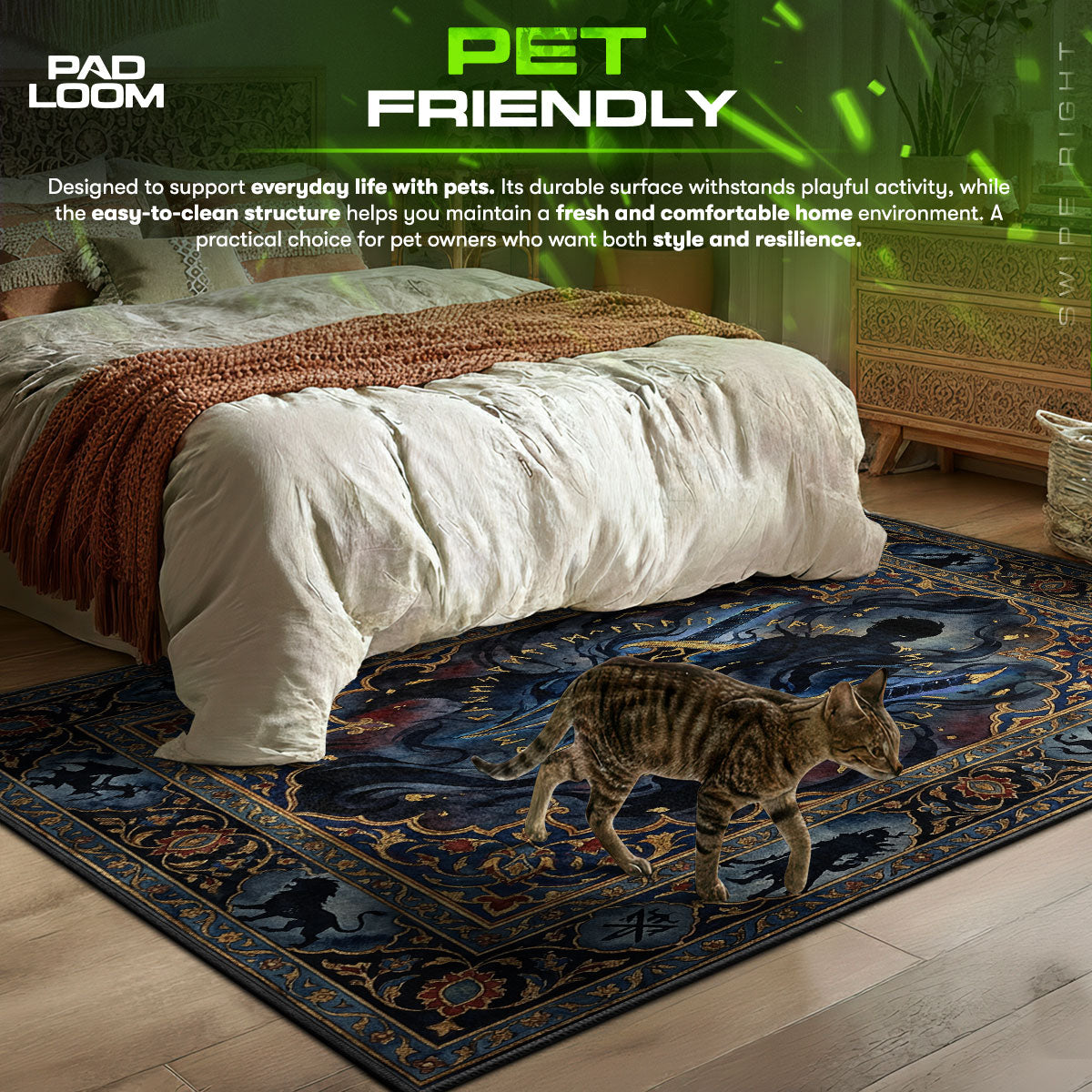 Sung Jin-Woo Schattenrunen Teppich - Solo-Leveling Stuhlmatte