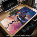 Sung Jinwoo Azure Gaze Mouse Pad – gaming desk mat by Padloom