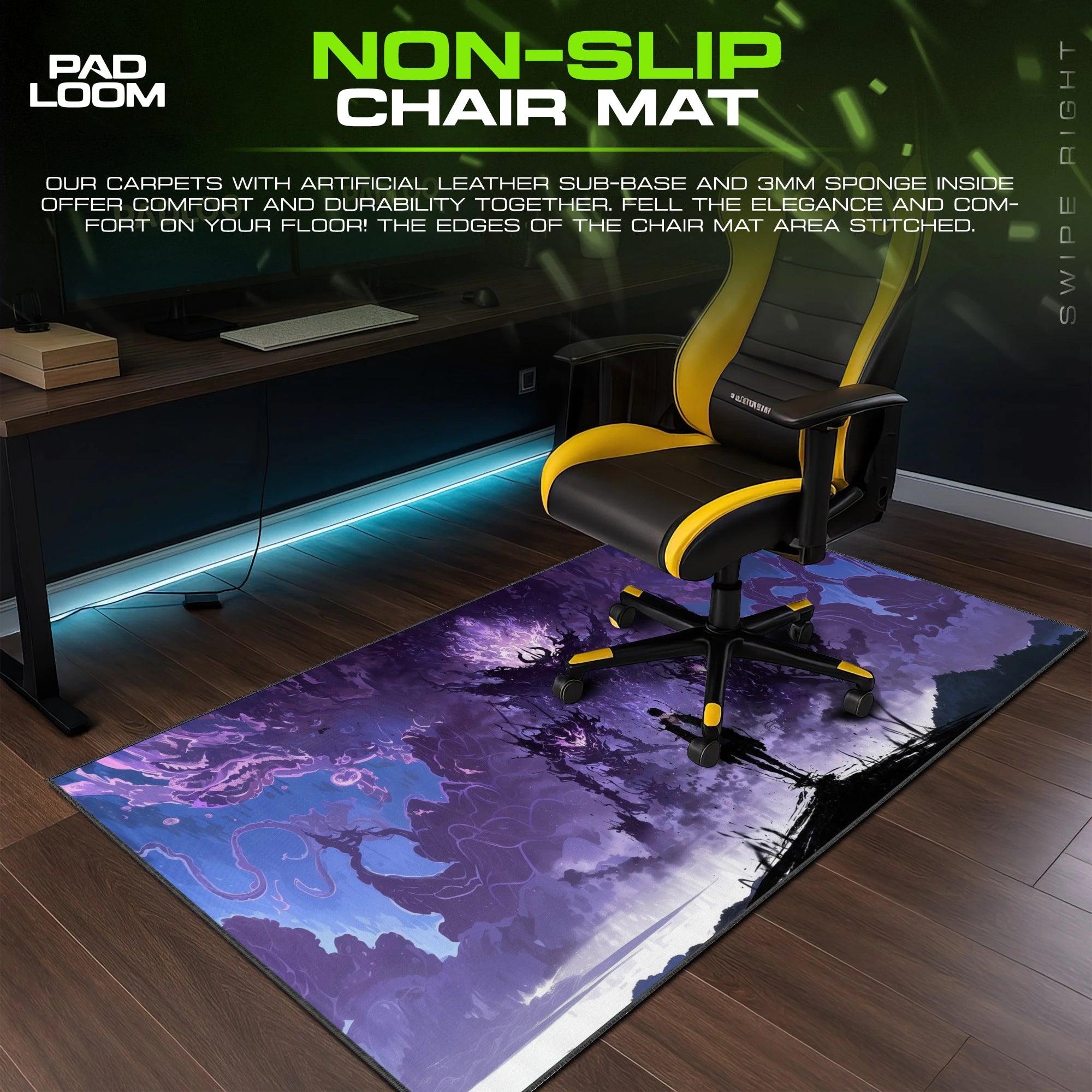 Sung Jinwoo Shadow Rise Mouse Pad - Solo Leveling Desk Mat