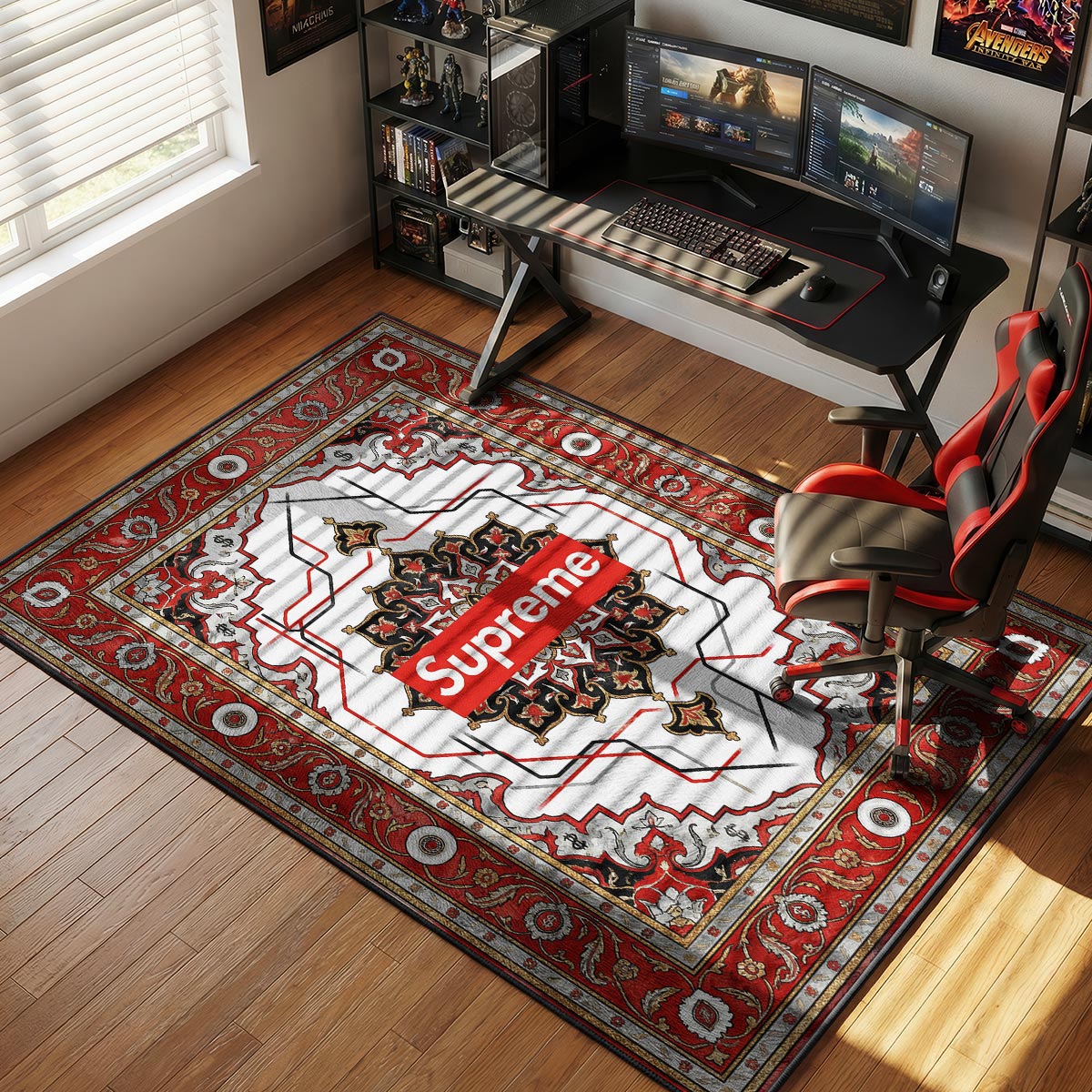 Supreme Box Logo Persian Streetwear Floor rug — main product view