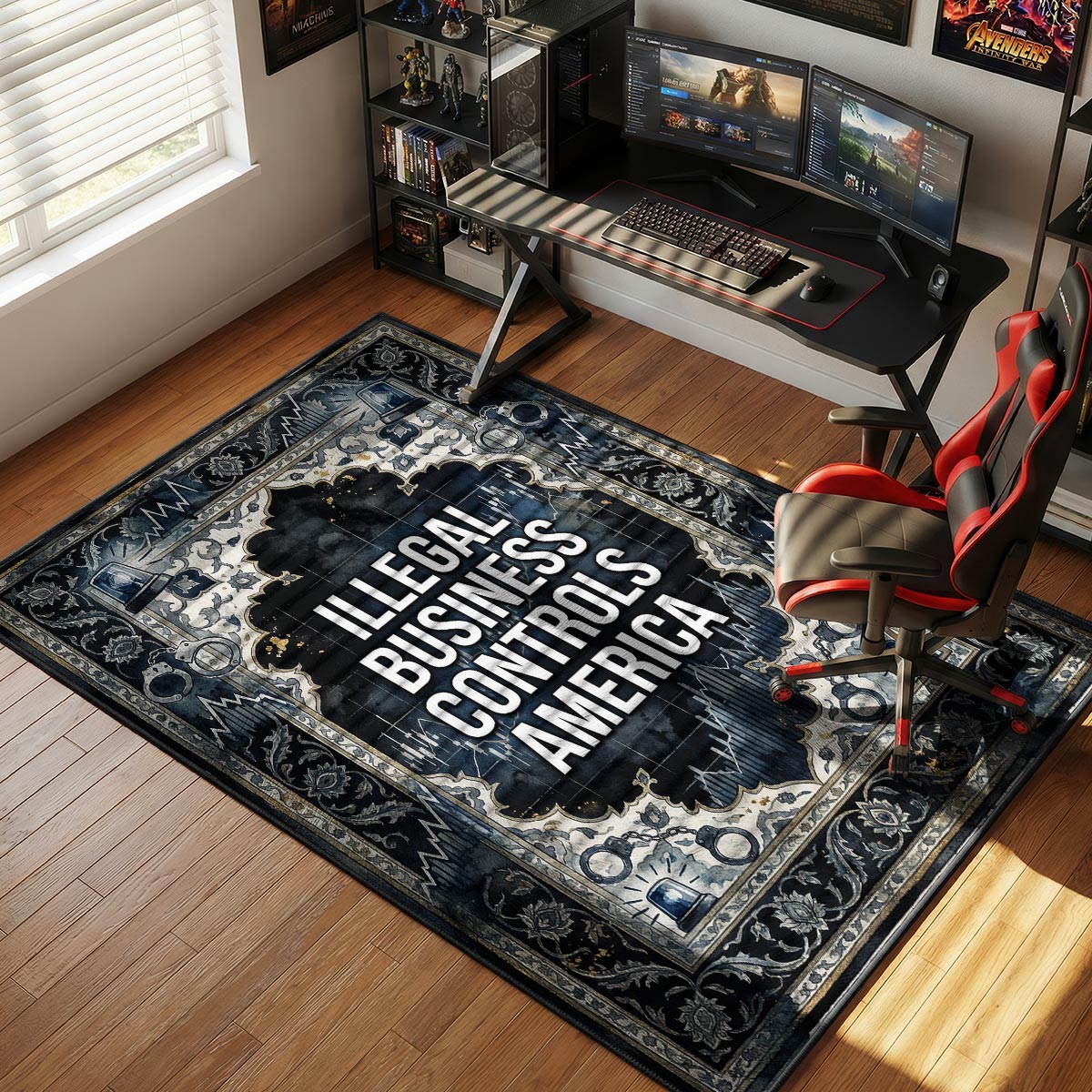 Supreme Illegal Business Rug - Hypebeast Floor Mat