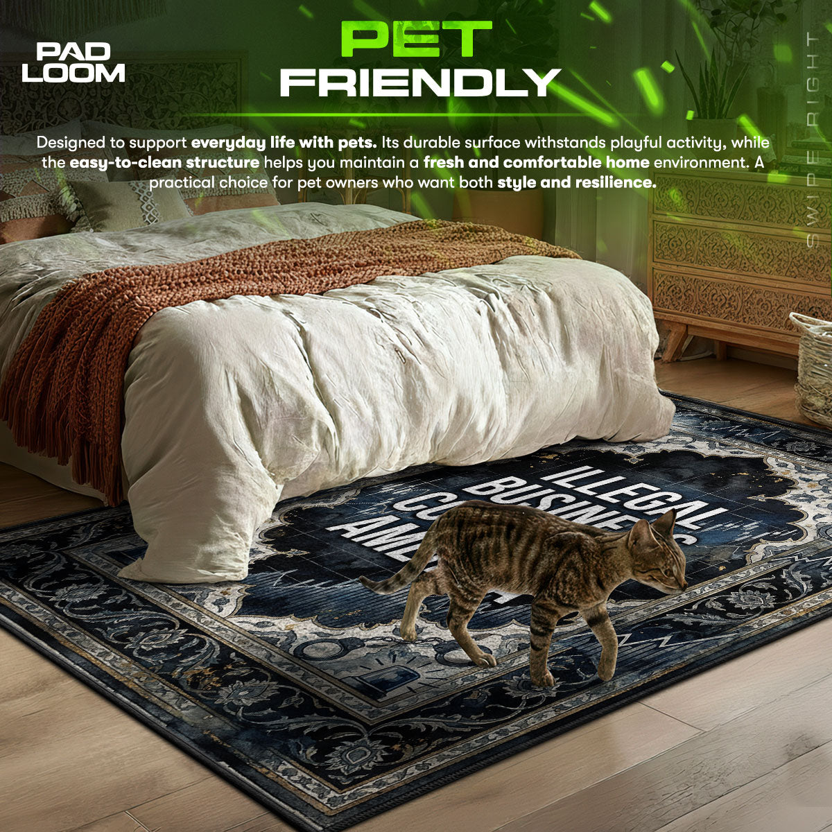 Supreme Illegal Business Rug - Hypebeast Floor Mat