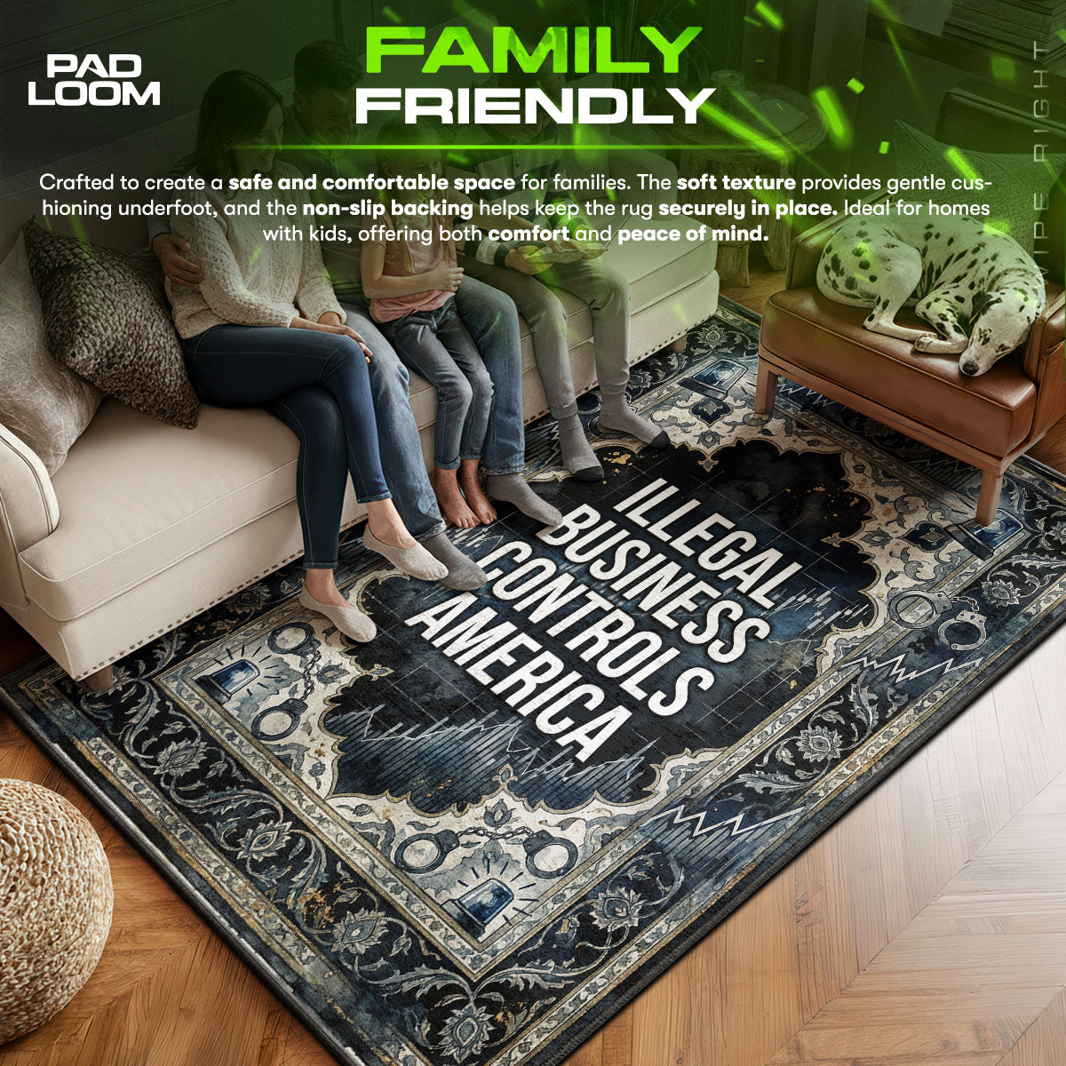 Supreme Illegal Business Rug - Hypebeast Floor Mat