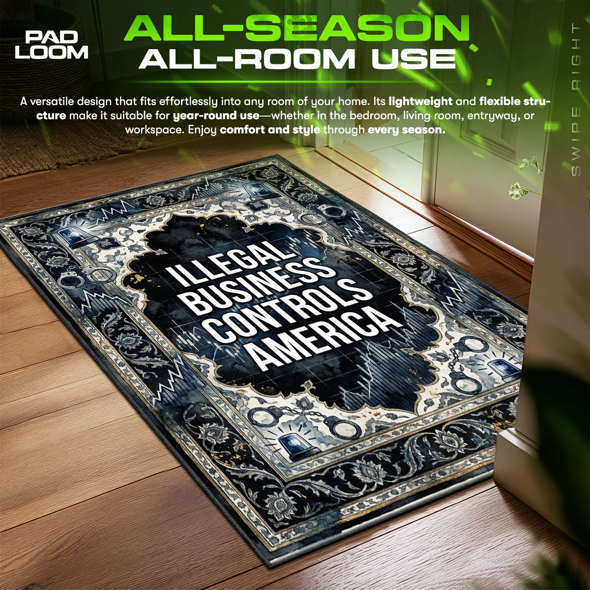 Supreme Illegal Business Rug - Hypebeast Floor Mat