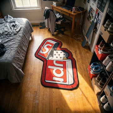 Supreme Lighter Rug - Shaped Man Cave Area Rug