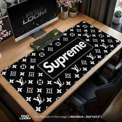 Supreme LV Mouse Pad - Luxury Street Desk Mat