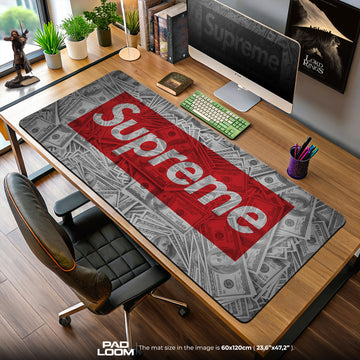 Supreme Mouse Pad, Money Stack Hypebeast Desk Mat