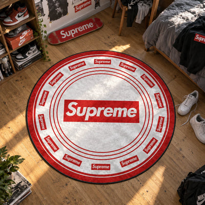 Supreme Orbit Round Rug - Hypebeast Chair Mat