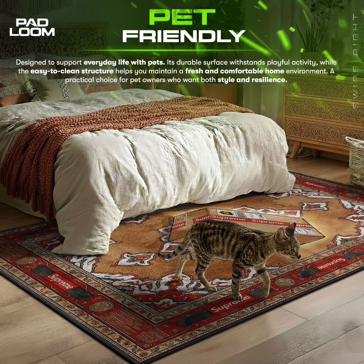 Supreme Shipping Box Rug - Hypebeast Floor Mat