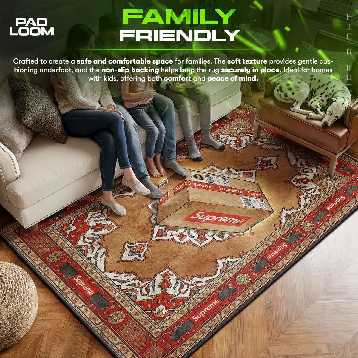 Supreme Shipping Box Rug - Hypebeast Floor Mat