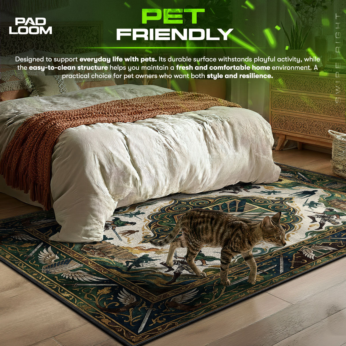 Umhang des Aufklärungstrupps Teppich - Angriff auf Titan Stuhlmatte