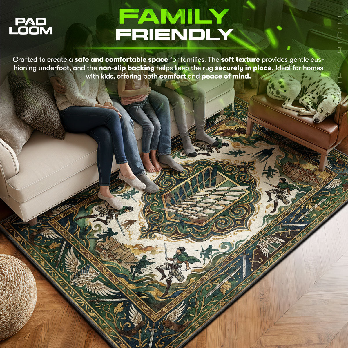 Umhang des Aufklärungstrupps Teppich - Angriff auf Titan Stuhlmatte