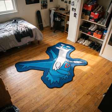 Swift Latios Rug - Shaped Anime Area Rug