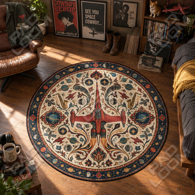 Swordfish II Launching Round Rug - Cowboy Bebop Chair Mat