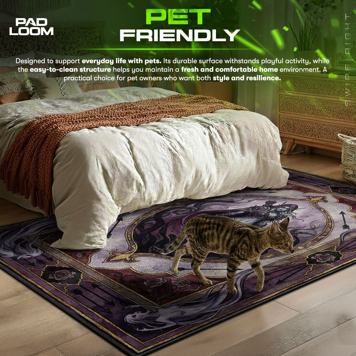 Sylvanas Banshee Queen Rug - World of Warcraft Chair Mat