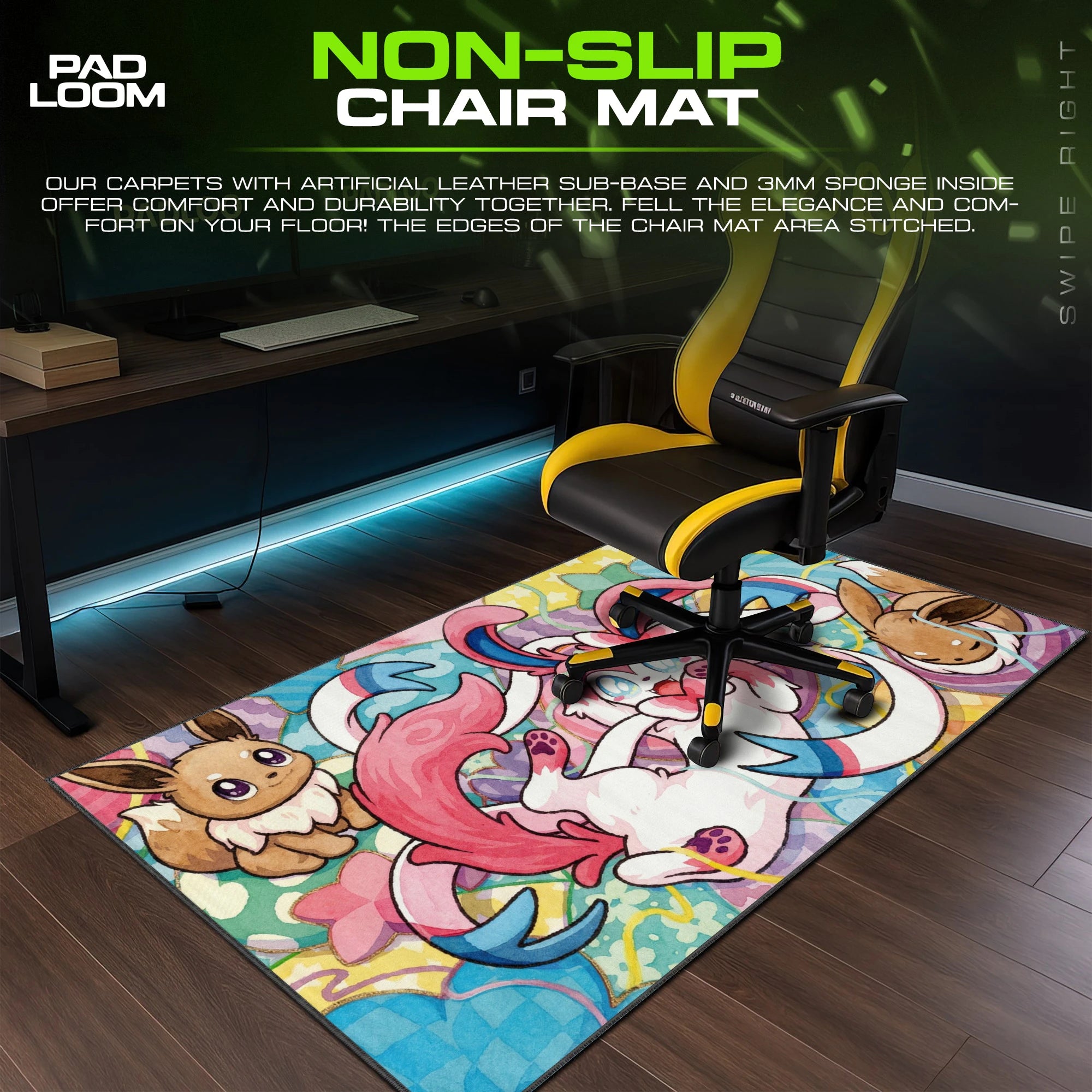 Sylveon Candy Play Mouse Pad - Pokemon Desk Mat