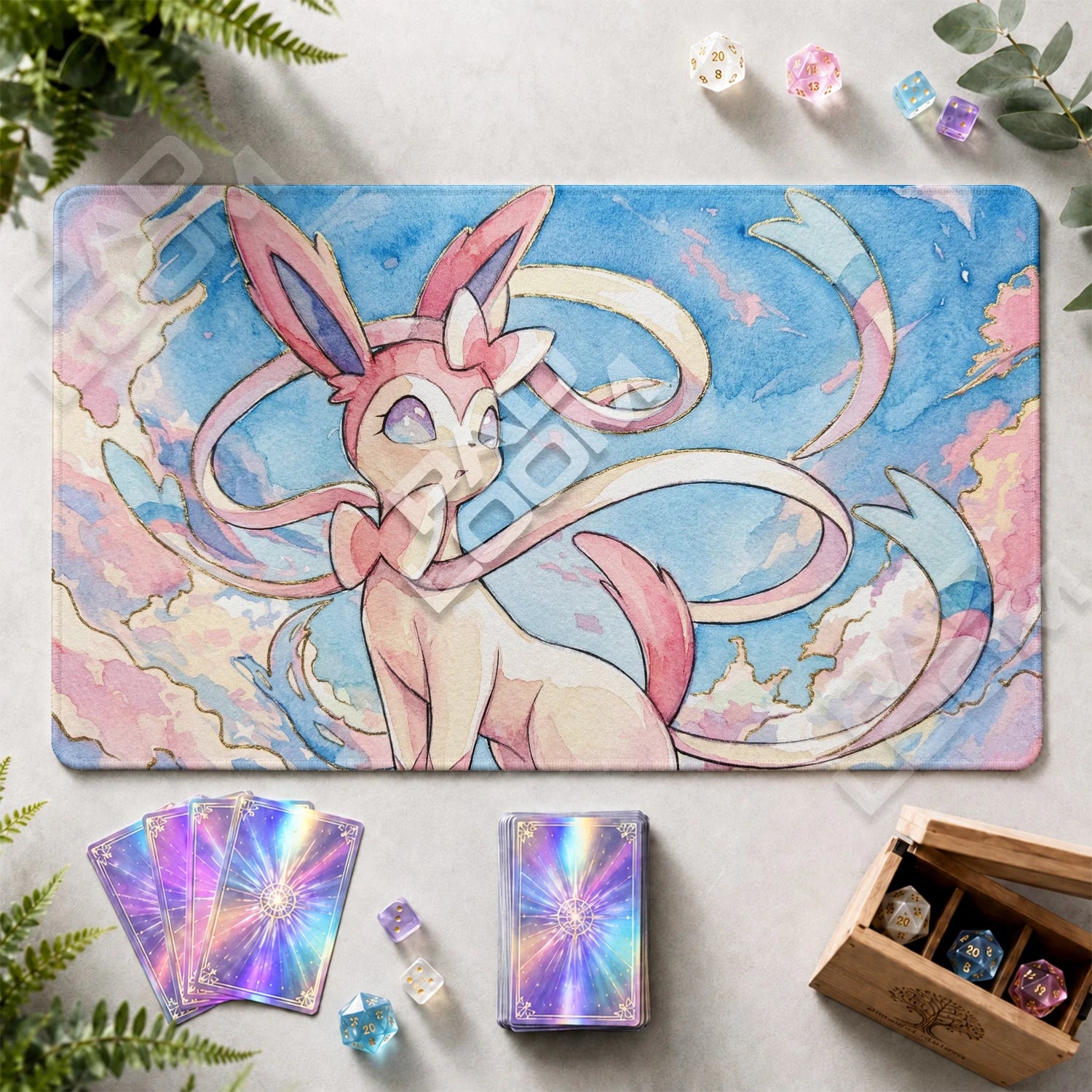 Sylveon Pastel Playmat - Pokemon TCG Mat
