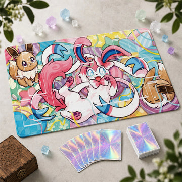 Sylveon Ribbons Playmat - Pokemon TCG Mat