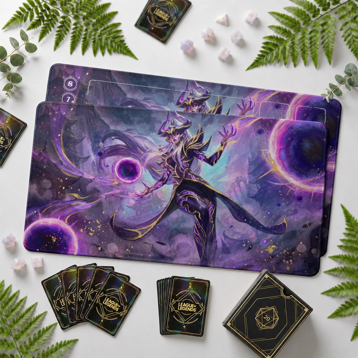 Syndra Sovereign Playmat - LoL Riftbound TCG Mat