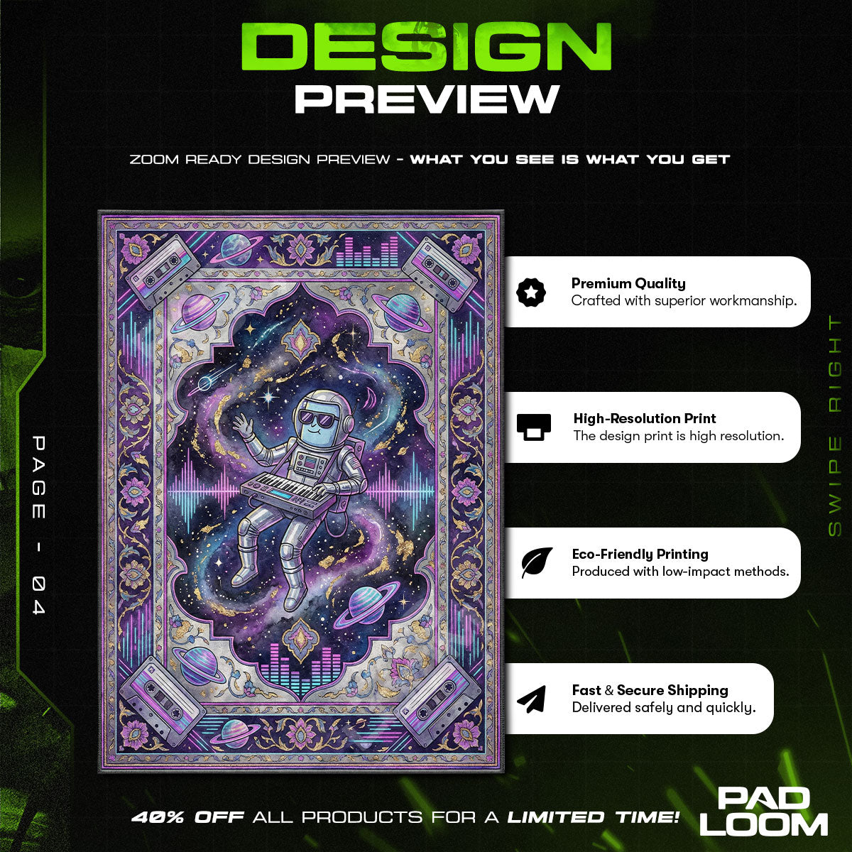 Synthesizer Regular Show Cartoon Area rug — main product view